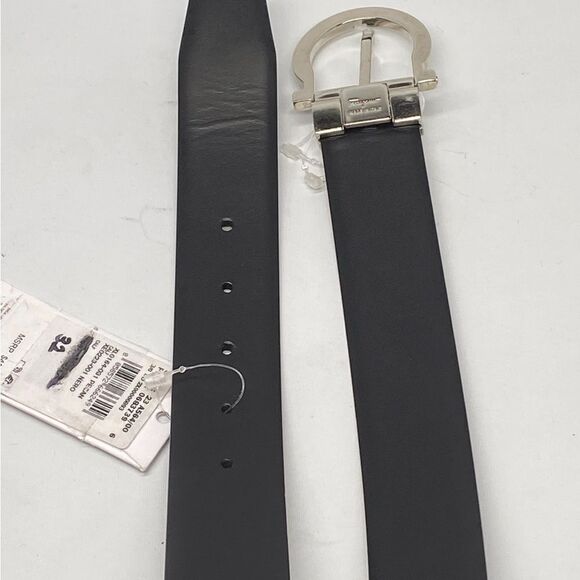 Salvatore Ferragamo Adjustable & Reversible Smooth Leather Buckle Belt size 32 - Picture 4 of 9